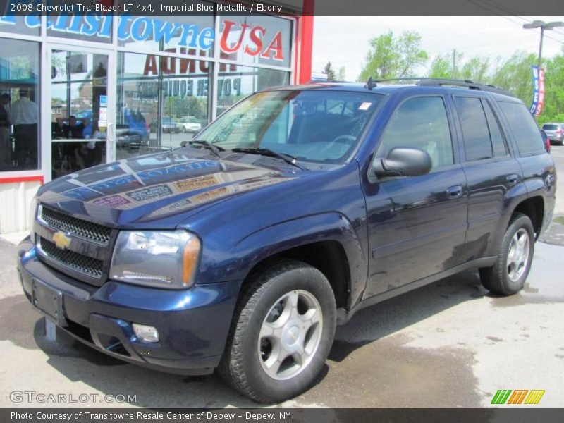 Imperial Blue Metallic / Ebony 2008 Chevrolet TrailBlazer LT 4x4