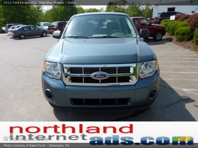 Steel Blue Metallic / Stone 2011 Ford Escape XLS