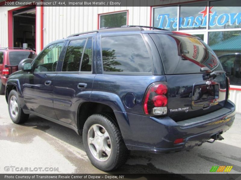 Imperial Blue Metallic / Ebony 2008 Chevrolet TrailBlazer LT 4x4