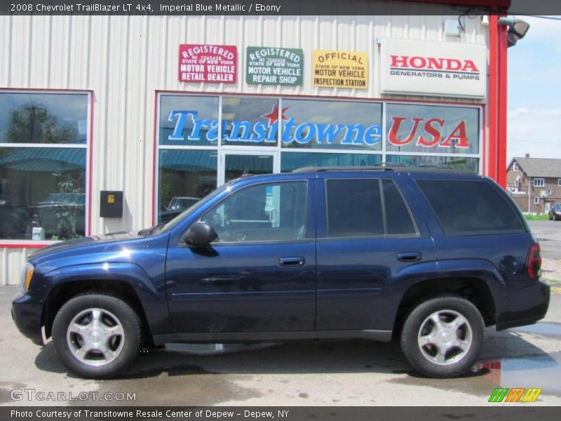 Imperial Blue Metallic / Ebony 2008 Chevrolet TrailBlazer LT 4x4