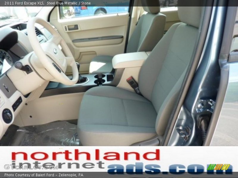 Steel Blue Metallic / Stone 2011 Ford Escape XLS