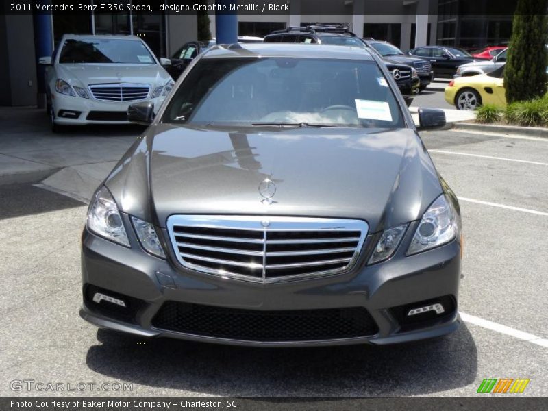 designo Graphite Metallic / Black 2011 Mercedes-Benz E 350 Sedan