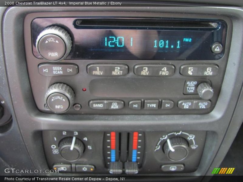 Imperial Blue Metallic / Ebony 2008 Chevrolet TrailBlazer LT 4x4