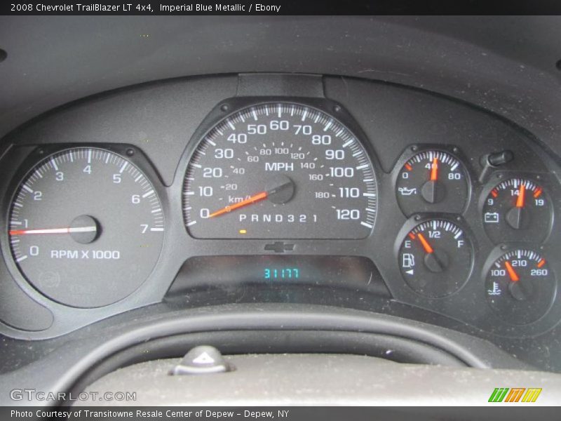 Imperial Blue Metallic / Ebony 2008 Chevrolet TrailBlazer LT 4x4