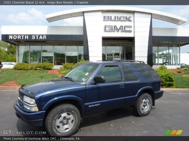 Indigo Blue Metallic / Graphite 2002 Chevrolet Blazer LS 4x4