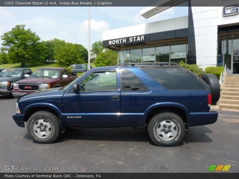 Indigo Blue Metallic / Graphite 2002 Chevrolet Blazer LS 4x4