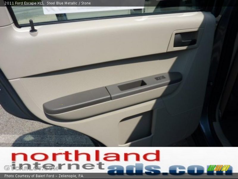 Steel Blue Metallic / Stone 2011 Ford Escape XLS