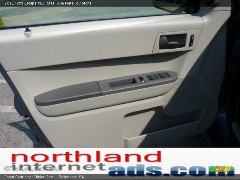 Steel Blue Metallic / Stone 2011 Ford Escape XLS