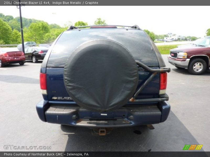 Indigo Blue Metallic / Graphite 2002 Chevrolet Blazer LS 4x4