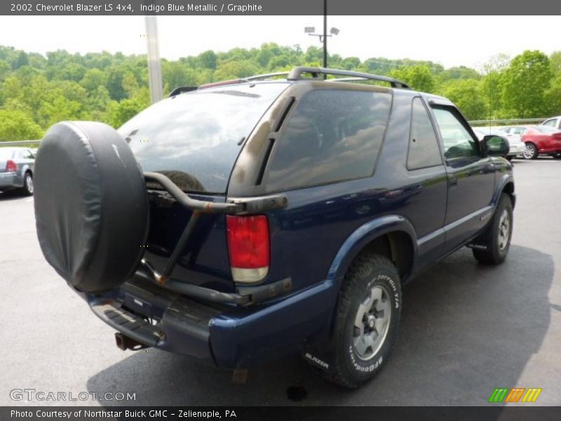 Indigo Blue Metallic / Graphite 2002 Chevrolet Blazer LS 4x4