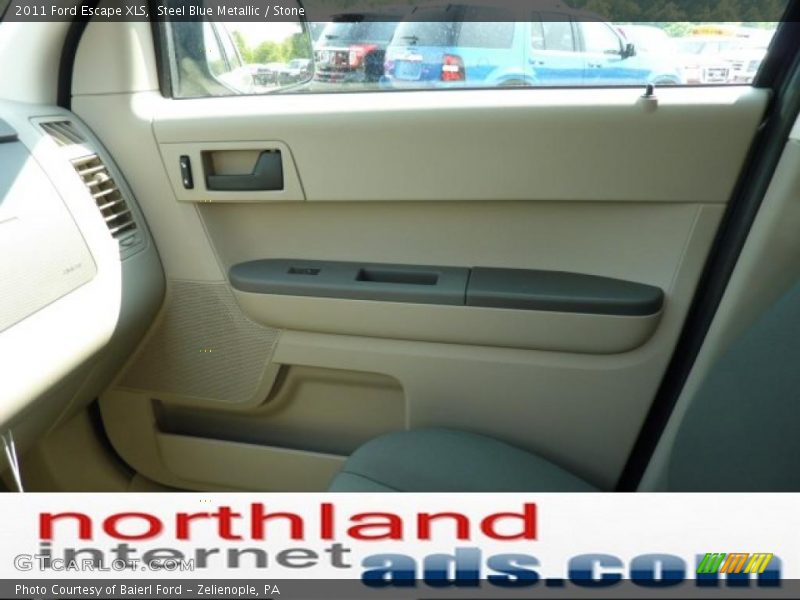 Steel Blue Metallic / Stone 2011 Ford Escape XLS