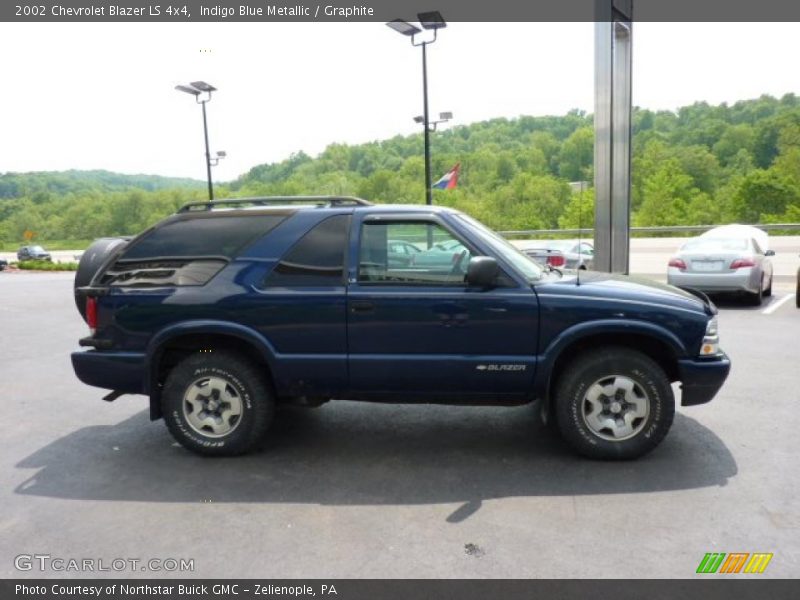 Indigo Blue Metallic / Graphite 2002 Chevrolet Blazer LS 4x4