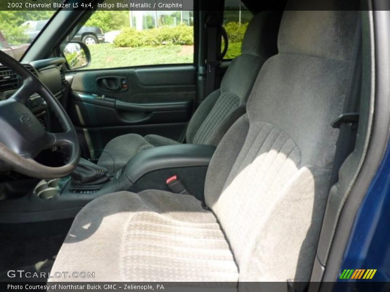 Indigo Blue Metallic / Graphite 2002 Chevrolet Blazer LS 4x4