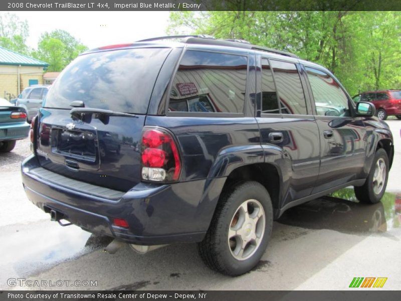 Imperial Blue Metallic / Ebony 2008 Chevrolet TrailBlazer LT 4x4