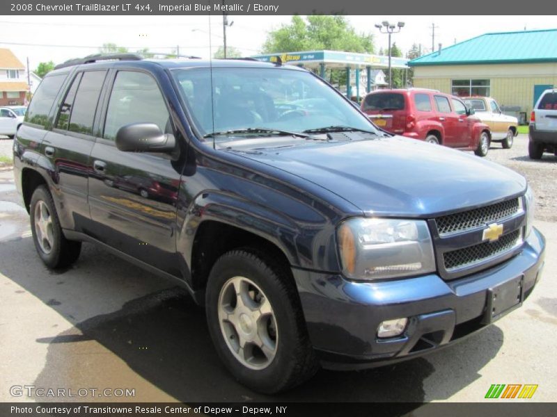 Imperial Blue Metallic / Ebony 2008 Chevrolet TrailBlazer LT 4x4