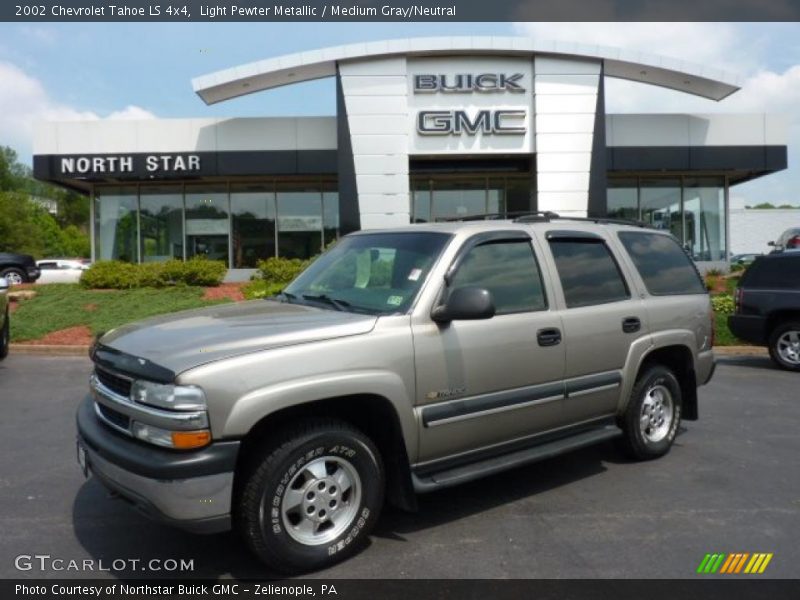Light Pewter Metallic / Medium Gray/Neutral 2002 Chevrolet Tahoe LS 4x4