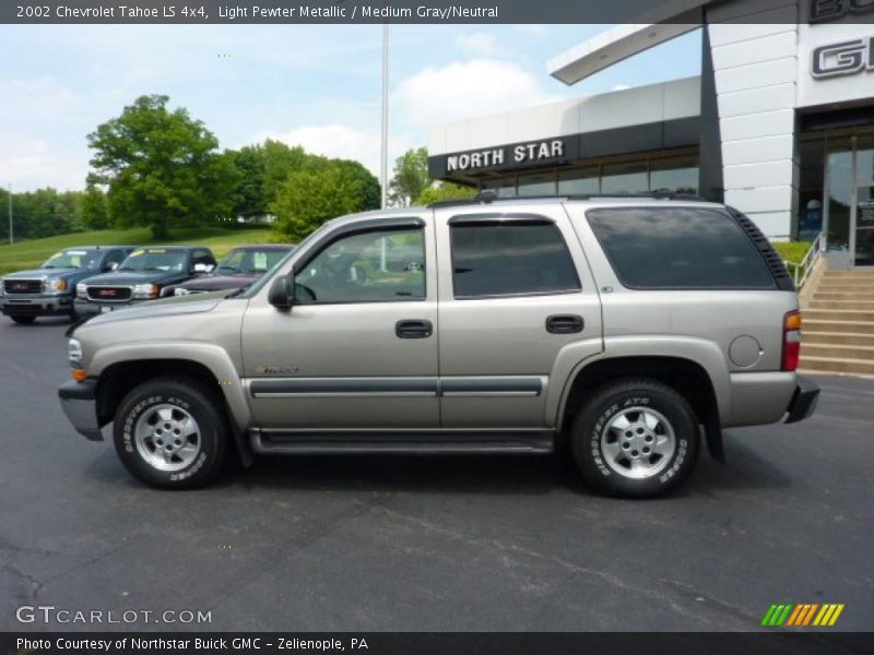 Light Pewter Metallic / Medium Gray/Neutral 2002 Chevrolet Tahoe LS 4x4