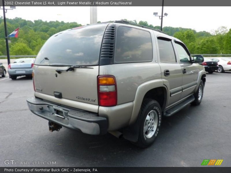Light Pewter Metallic / Medium Gray/Neutral 2002 Chevrolet Tahoe LS 4x4