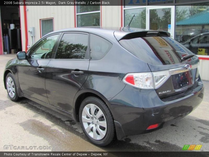 Dark Gray Metallic / Carbon Black 2008 Subaru Impreza 2.5i Wagon