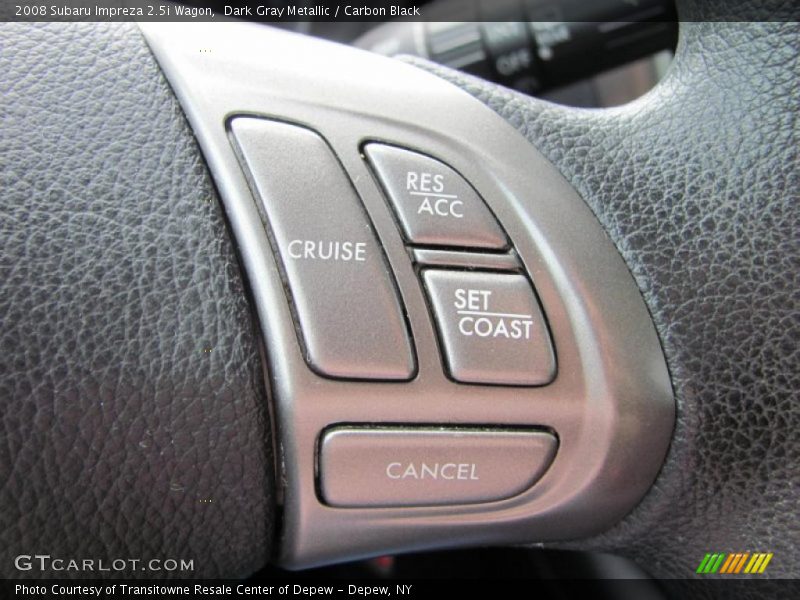 Dark Gray Metallic / Carbon Black 2008 Subaru Impreza 2.5i Wagon