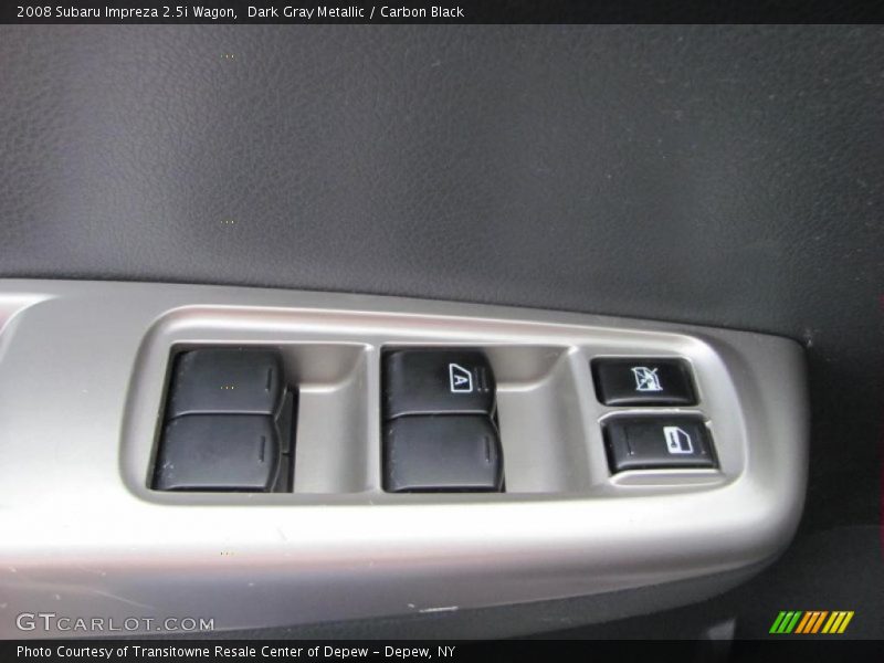 Dark Gray Metallic / Carbon Black 2008 Subaru Impreza 2.5i Wagon