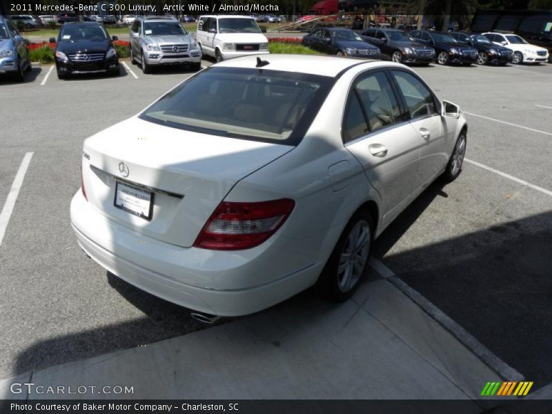 Arctic White / Almond/Mocha 2011 Mercedes-Benz C 300 Luxury