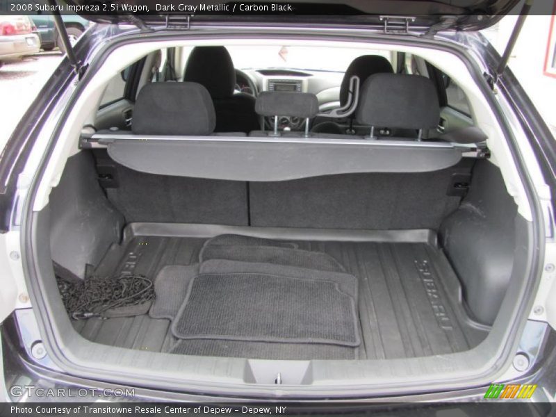 Dark Gray Metallic / Carbon Black 2008 Subaru Impreza 2.5i Wagon