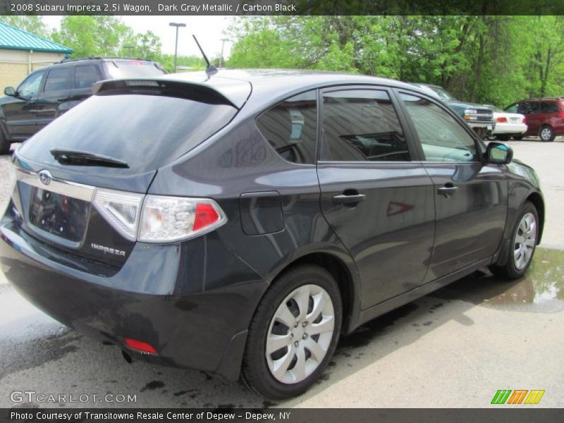 Dark Gray Metallic / Carbon Black 2008 Subaru Impreza 2.5i Wagon