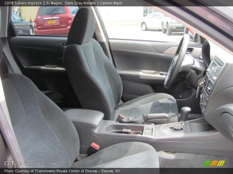Dark Gray Metallic / Carbon Black 2008 Subaru Impreza 2.5i Wagon