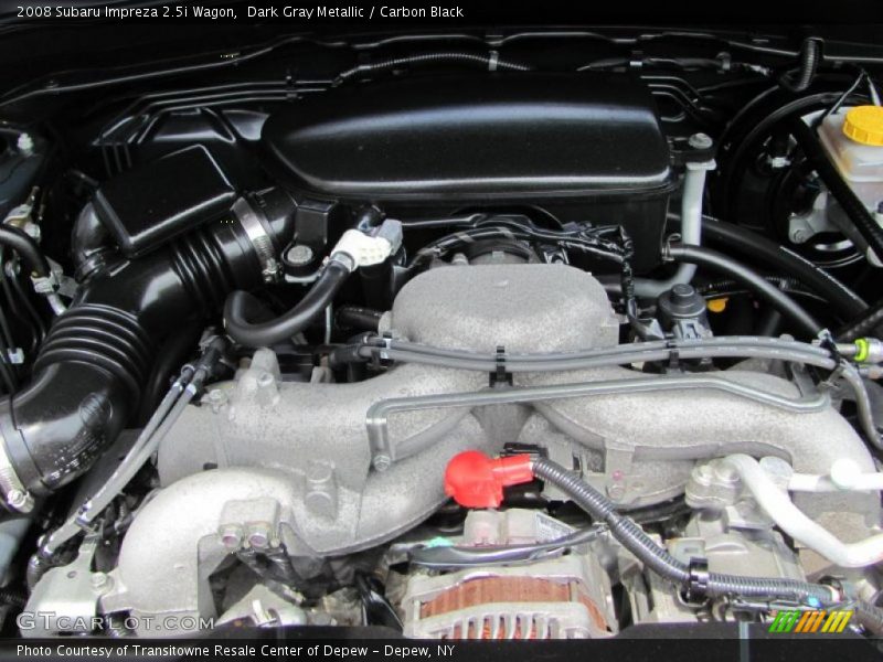 Dark Gray Metallic / Carbon Black 2008 Subaru Impreza 2.5i Wagon