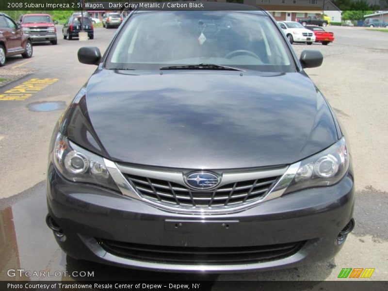 Dark Gray Metallic / Carbon Black 2008 Subaru Impreza 2.5i Wagon