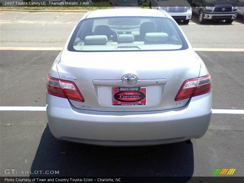 Titanium Metallic / Ash 2007 Toyota Camry LE