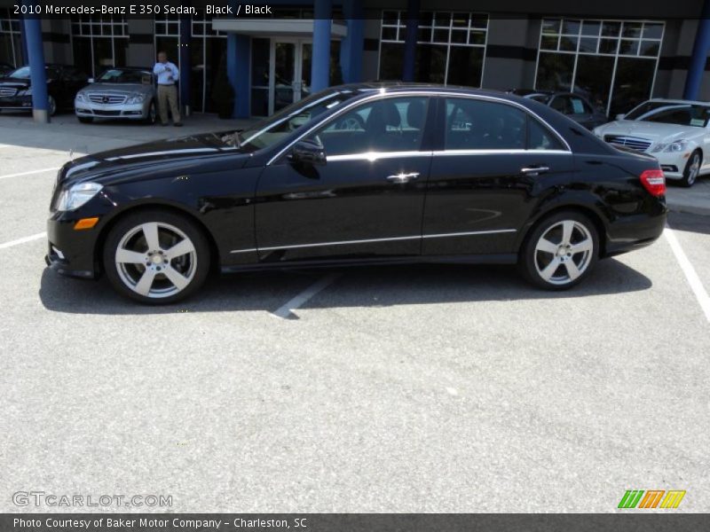 Black / Black 2010 Mercedes-Benz E 350 Sedan