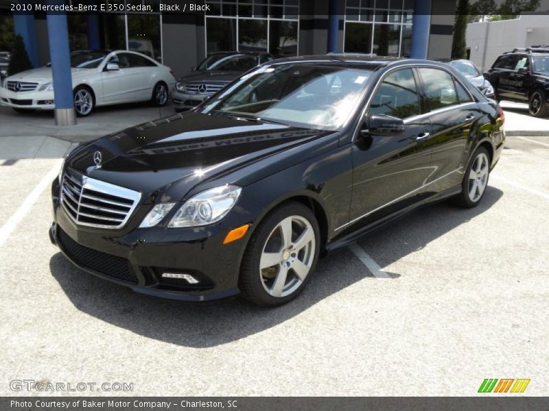 Black / Black 2010 Mercedes-Benz E 350 Sedan