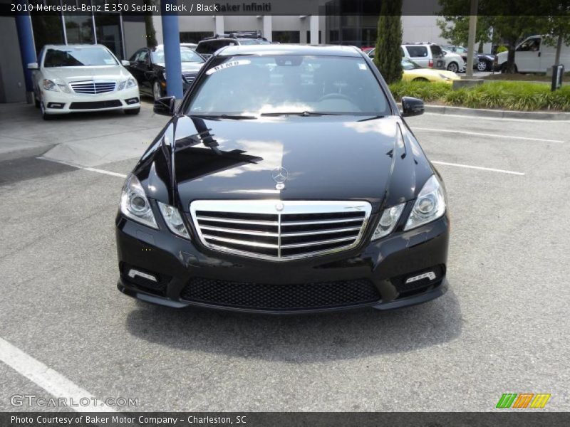 Black / Black 2010 Mercedes-Benz E 350 Sedan