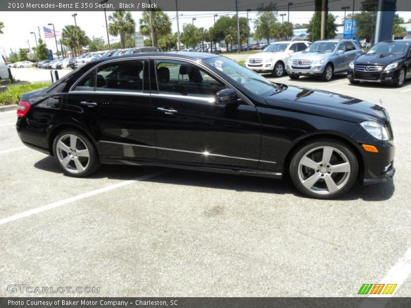 Black / Black 2010 Mercedes-Benz E 350 Sedan