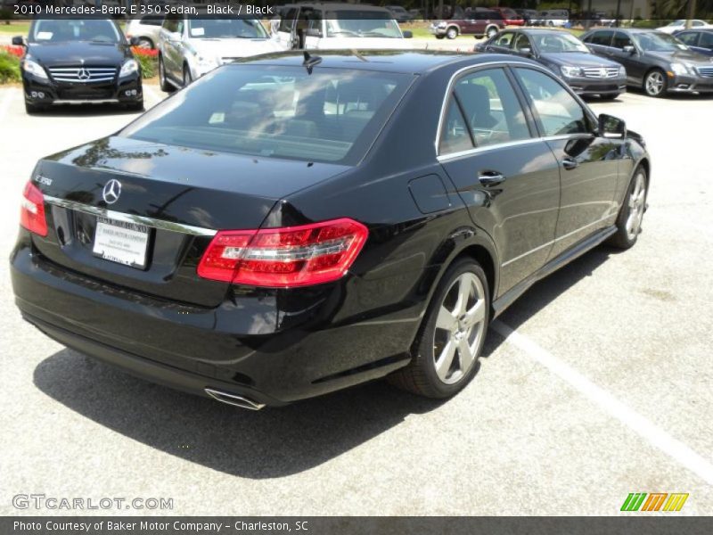 Black / Black 2010 Mercedes-Benz E 350 Sedan