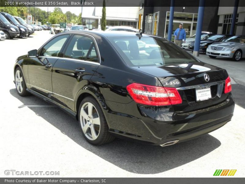 Black / Black 2010 Mercedes-Benz E 350 Sedan