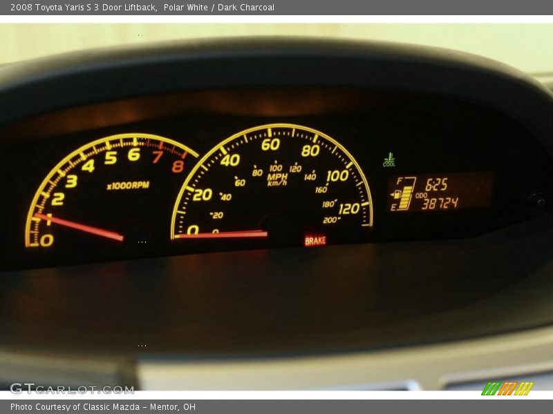  2008 Yaris S 3 Door Liftback S 3 Door Liftback Gauges