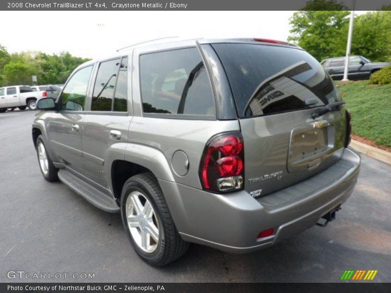Graystone Metallic / Ebony 2008 Chevrolet TrailBlazer LT 4x4