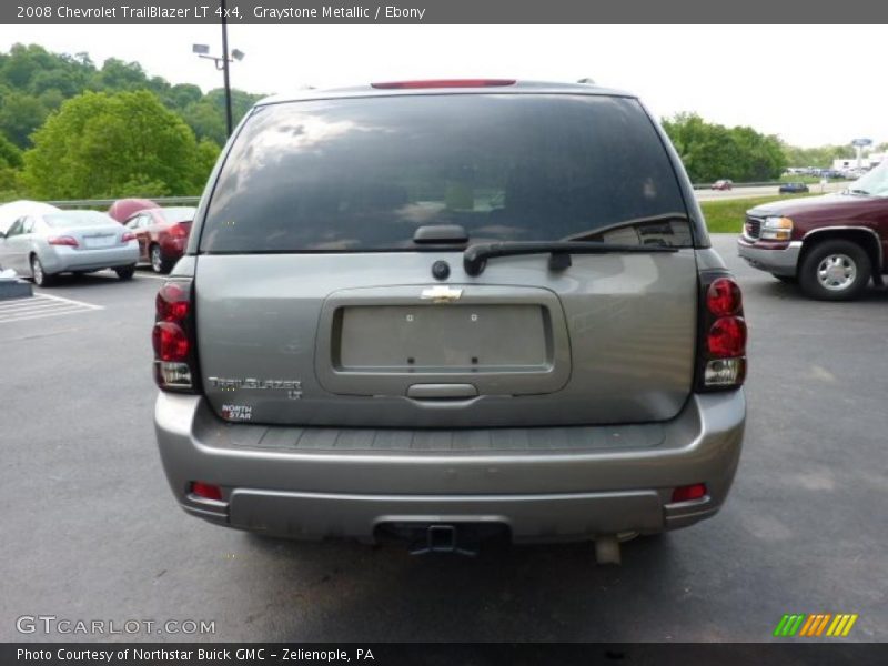 Graystone Metallic / Ebony 2008 Chevrolet TrailBlazer LT 4x4
