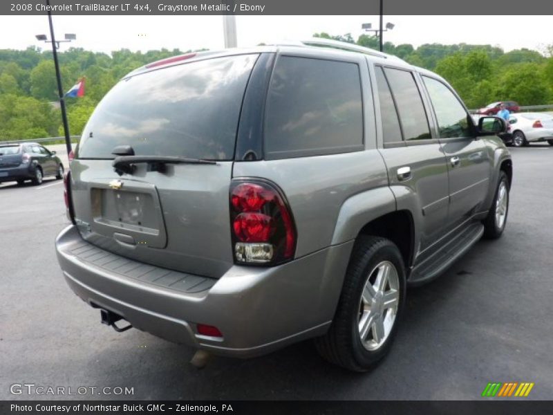 Graystone Metallic / Ebony 2008 Chevrolet TrailBlazer LT 4x4