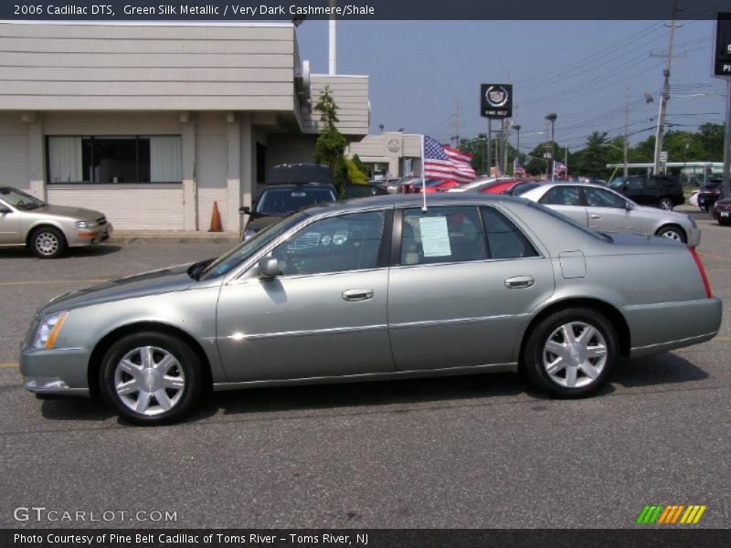 Green Silk Metallic / Very Dark Cashmere/Shale 2006 Cadillac DTS