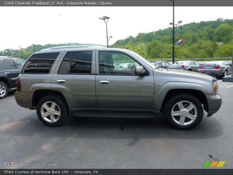 Graystone Metallic / Ebony 2008 Chevrolet TrailBlazer LT 4x4