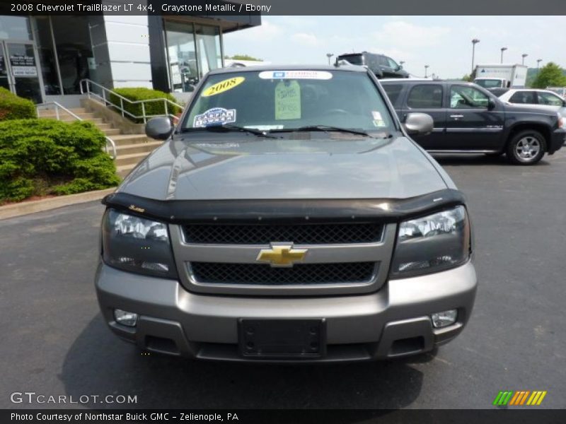 Graystone Metallic / Ebony 2008 Chevrolet TrailBlazer LT 4x4