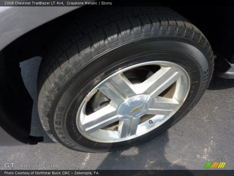 Graystone Metallic / Ebony 2008 Chevrolet TrailBlazer LT 4x4