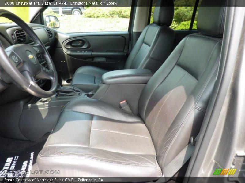 Graystone Metallic / Ebony 2008 Chevrolet TrailBlazer LT 4x4