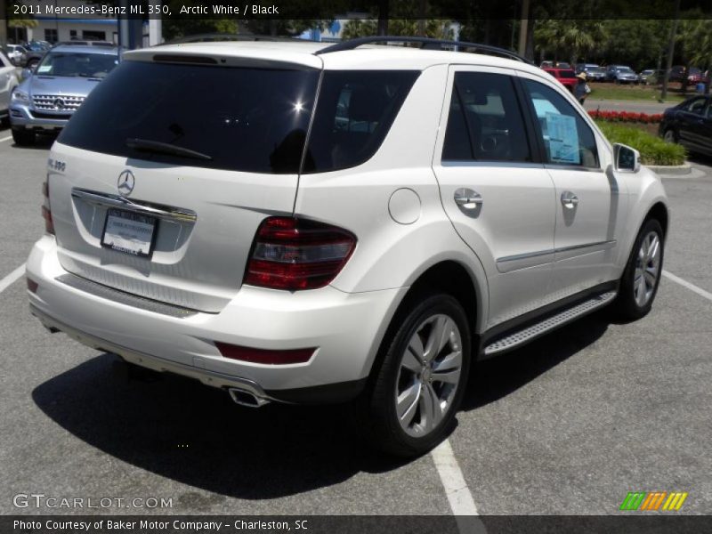 Arctic White / Black 2011 Mercedes-Benz ML 350