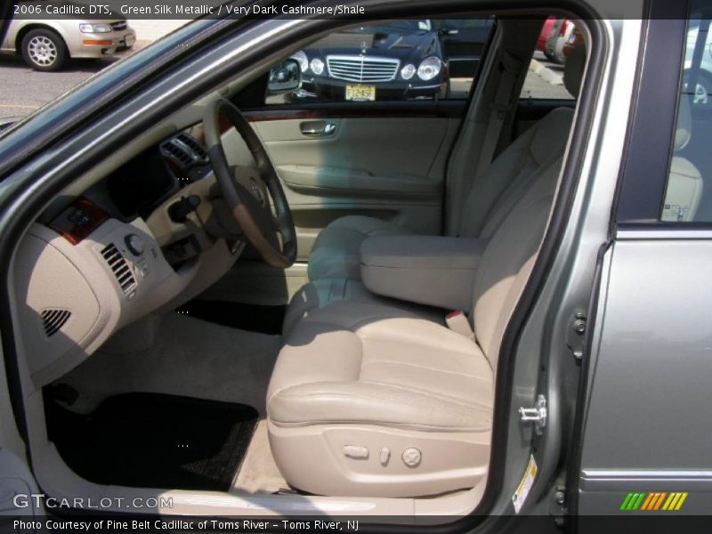 Green Silk Metallic / Very Dark Cashmere/Shale 2006 Cadillac DTS