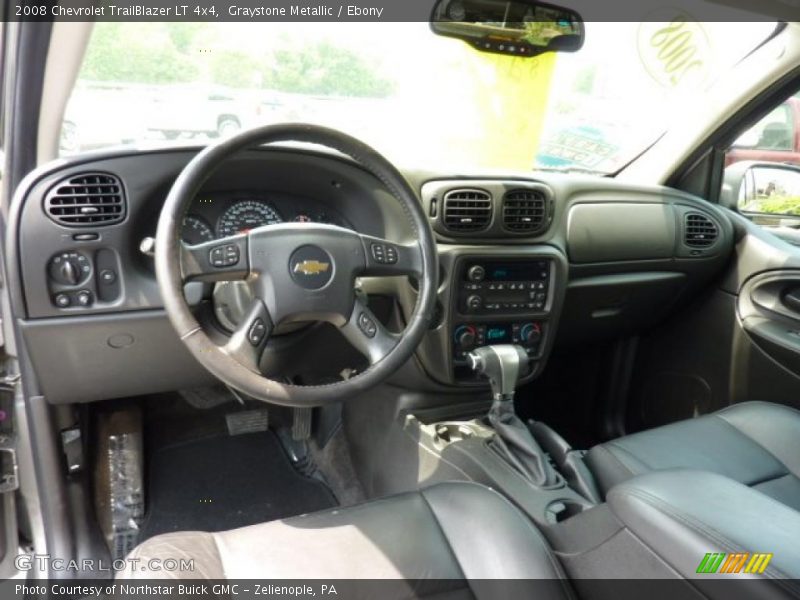 Graystone Metallic / Ebony 2008 Chevrolet TrailBlazer LT 4x4